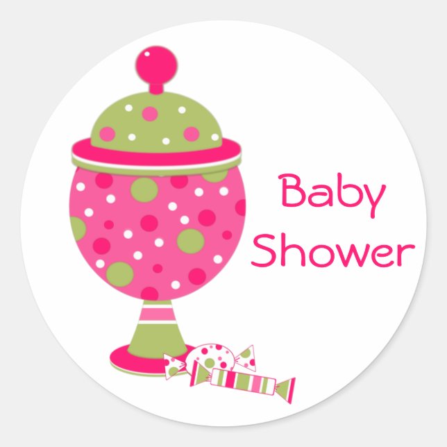 Candy Buffet Baby Shower Envelope Seal (Front)
