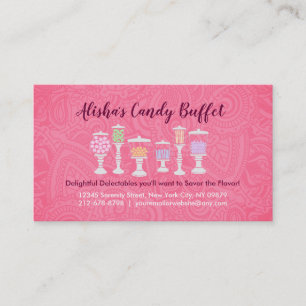 Candy Buffet Business Cards