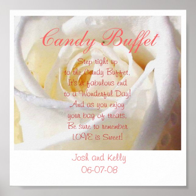 Candy Buffet Poster (Front)