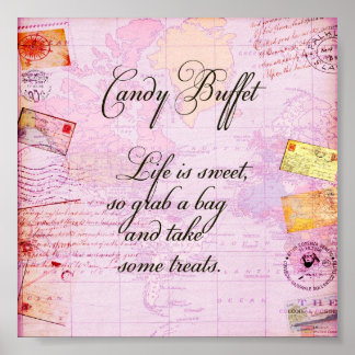 Candy Buffet Sign