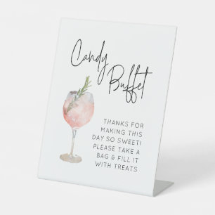 Candy Buffet Sign for Wedding, Birthday Grad Party