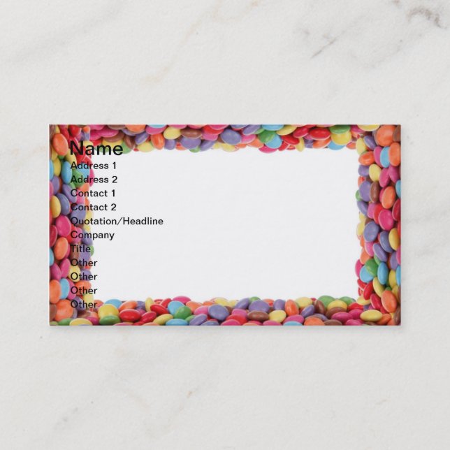 Candy Business Business Card (Front)