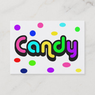 Candy-business card