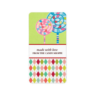 Candy Business Product Labels