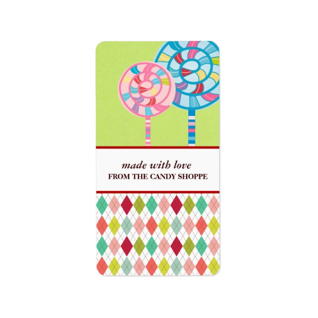 Candy Business Product Labels (Front)