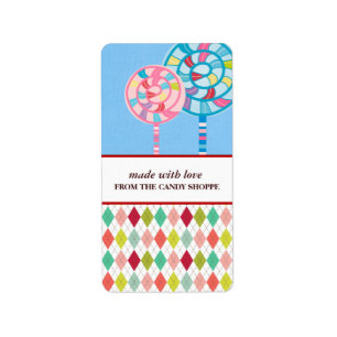 Candy Business Product Labels