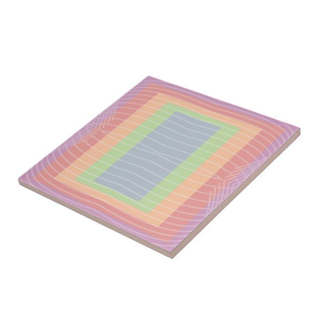 Candy Cake Pastel Colour Block Tile (Side)
