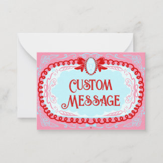 Candy Cameo Custom Card