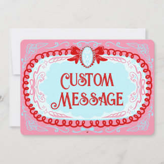 Candy Cameo Custom Card