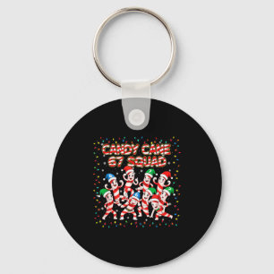 Candy Cane 67 Squad Christmas Party Key Ring