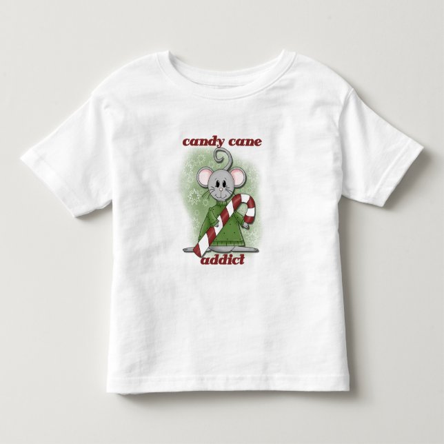 Candy Cane Addict Tshirts and Gifts (Front)