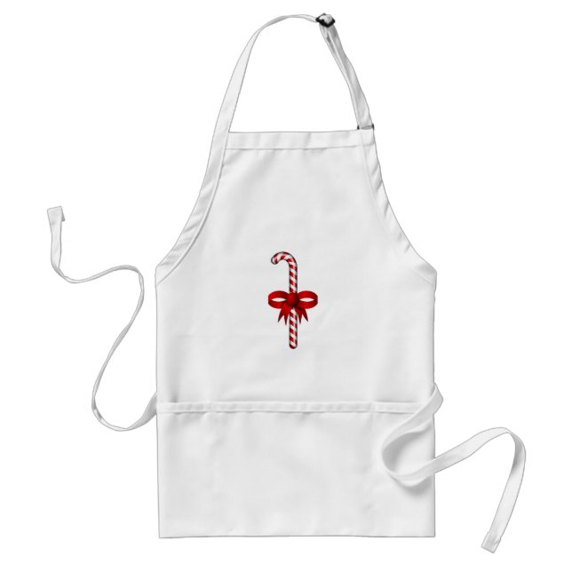 Candy Cane Adult Apron (Front)
