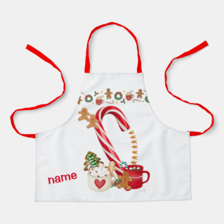 Candy Cane Apron