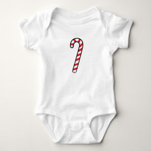 Candy Cane Baby Bodysuit