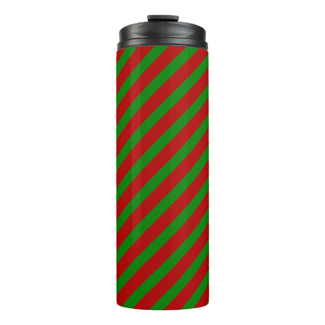 Candy Cane Basics  Thermal Tumbler (Front)