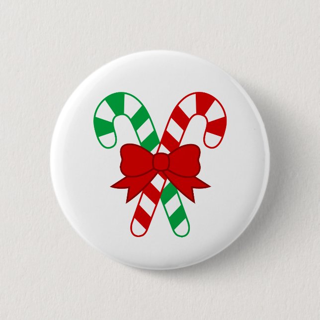 Candy Cane Button (Front)