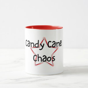 Candy Cane Chaos Christmas Mug