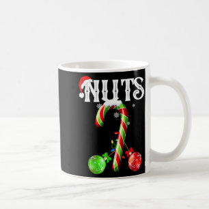 Candy Cane Chest Nuts Couples Funny Chestnuts Xmas Coffee Mug