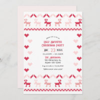 Candy Cane Chic Ugly Sweater Christmas Party