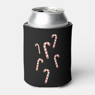 Candy Cane Christmas Can Cooler