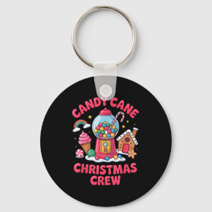 Candy Cane Christmas Crew Gumball Gingerbread Pepp Key Ring