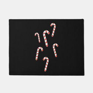 Candy Cane Christmas Doormat