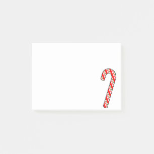 Candy Cane Christmas Drawing Post-it Notes