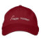 Candy Cane Christmas Embroidered Hat