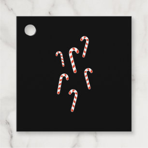 Candy Cane Christmas Favour Tags