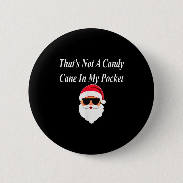Candy Cane Christmas Funny Naughty Dirty Raunchy G 6 Cm Round Badge (Front)