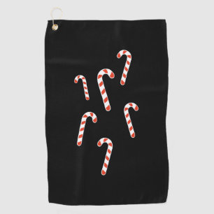 Candy Cane Christmas Golf Towel