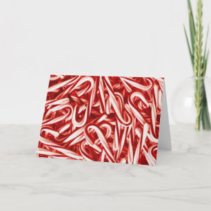 Candy Cane Christmas Greeting Cards
