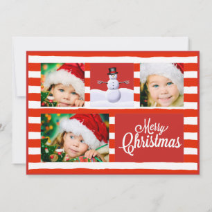 Candy Cane Christmas Holiday Card