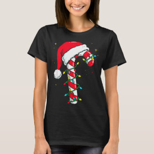 Candy Cane Christmas Shirt Santa Hat Family Matchi
