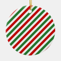 Candy Cane Christmas Stripes Red Green