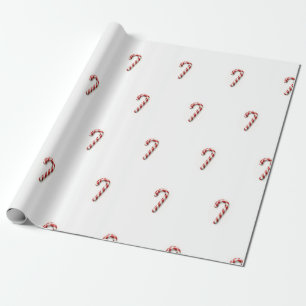 Candy Cane Christmas Wrapping Paper