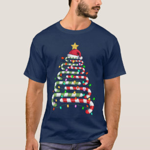 Candy Cane Christmasree Lights Men Women Xmas gift T-Shirt