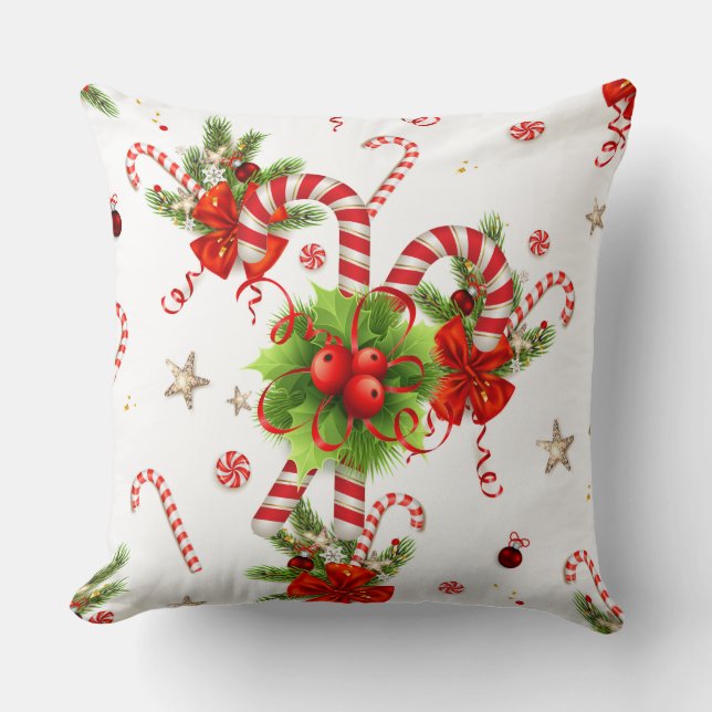 Candy Cane Christms Cushion (Front)
