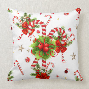 Candy Cane Christms Cushion