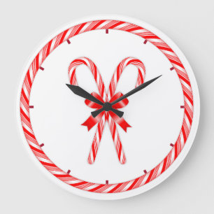 Candy Cane Clock