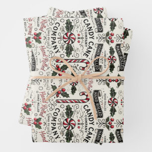 Candy Cane Co. Wrapping Paper Sheet