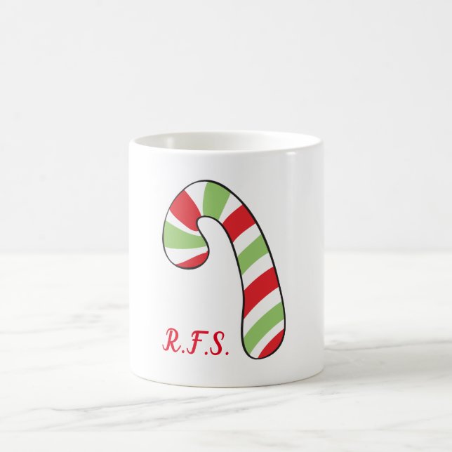 Candy Cane Coffee Mug (Center)