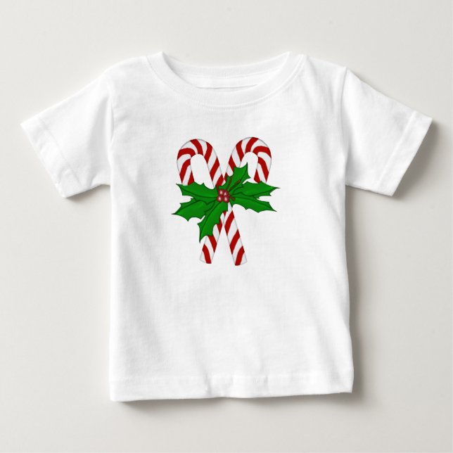 Candy Cane Collection Baby T-Shirt (Front)