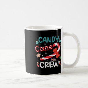 Candy Cane Crew Christmas Candy Cane Lover Xmas Pa Coffee Mug