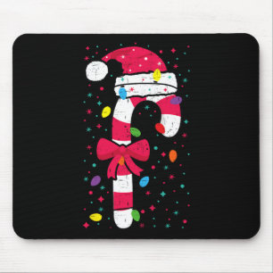 Candy Cane Crew Christmas Lights Family Matching X Mouse Mat