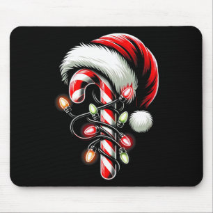 Candy Cane Crew Christmas Lights Family Matching X Mouse Mat