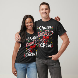 Candy Cane Crew Christmas Sweets Family Matching T-Shirt
