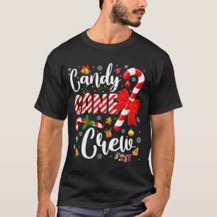 Candy Cane Crew Christmas Xmas Love Candy Boys Gir T-Shirt