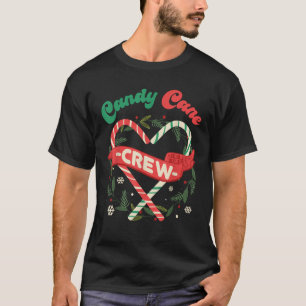 Candy Cane Crew Family Christmas Squad Matching Ca T-Shirt