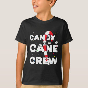 Candy Cane Crew Fun Christmas Candy Lover Dancing T-Shirt